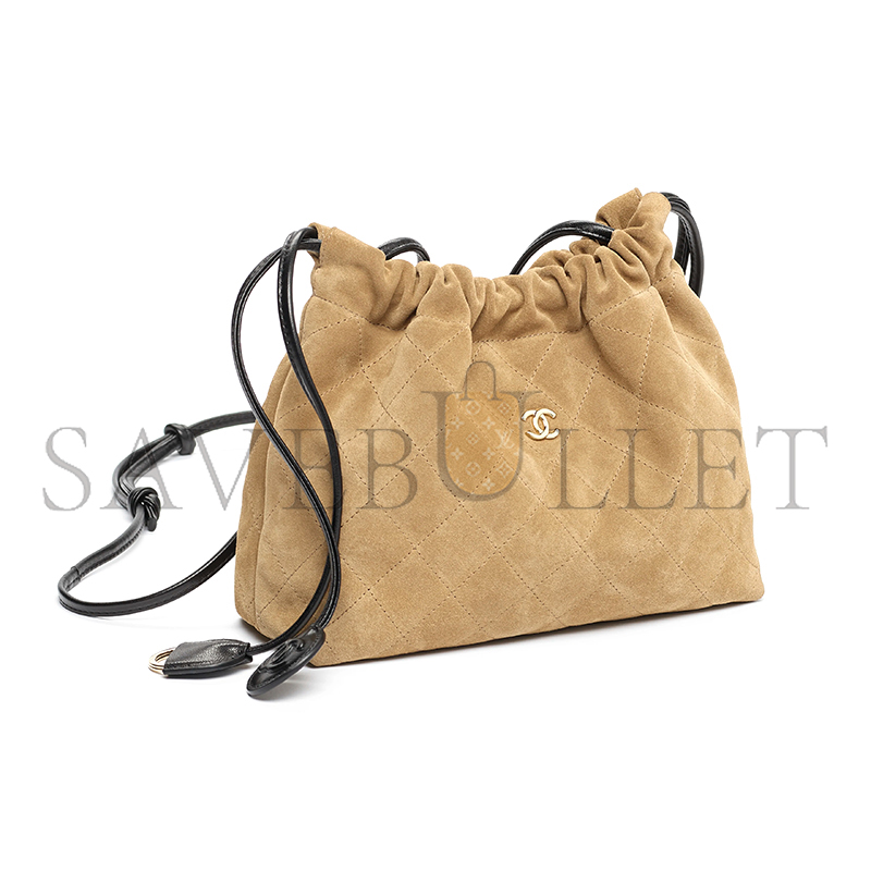 CHANEL CLUTCH WITH LEATHER STRAP AP5227 (22*17*8cm)